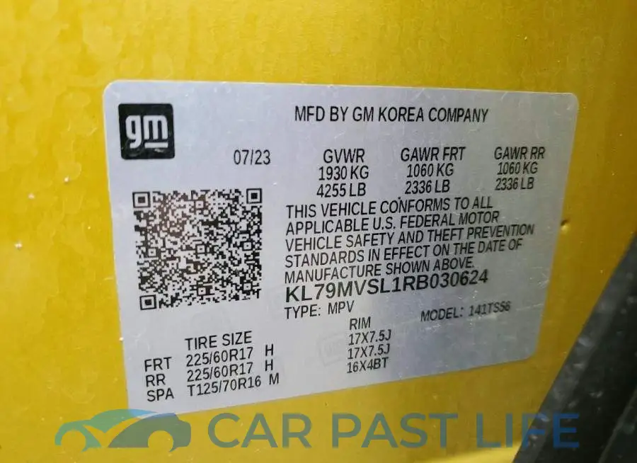 KL79MVSL1RB030624# 13