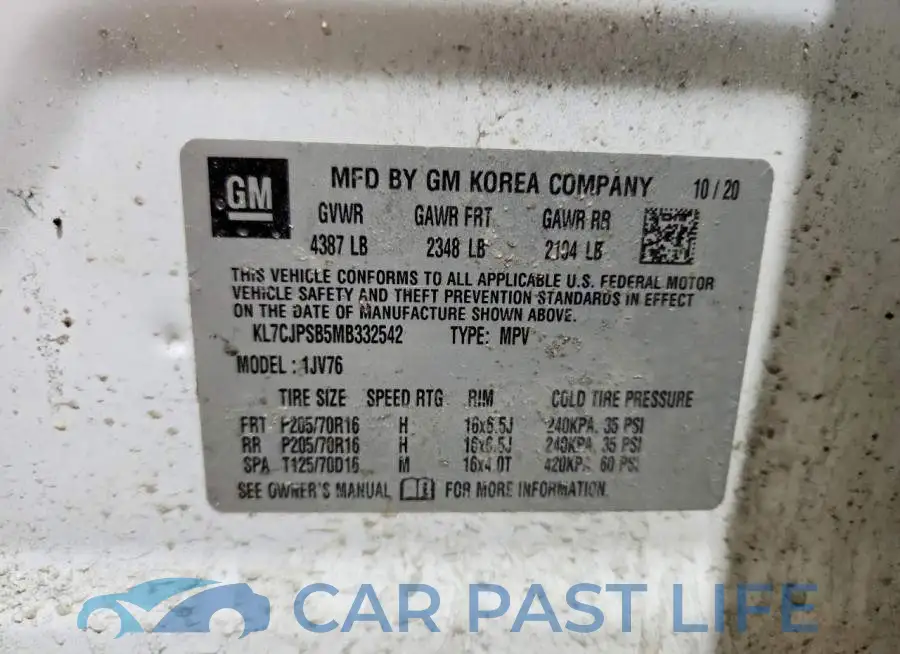 KL7CJPSB5MB332542# 14