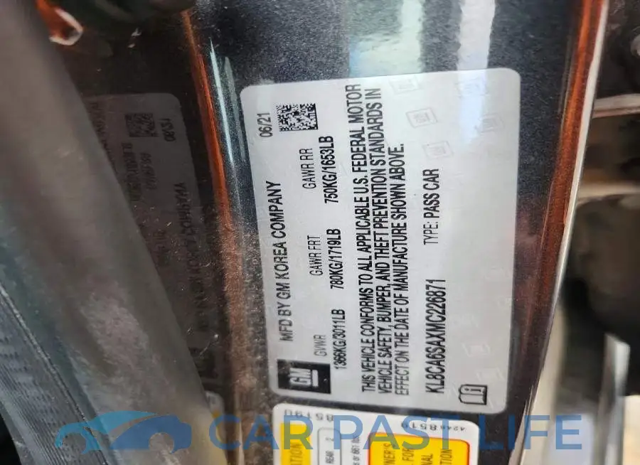 KL8CA6SAXMC226871# 13