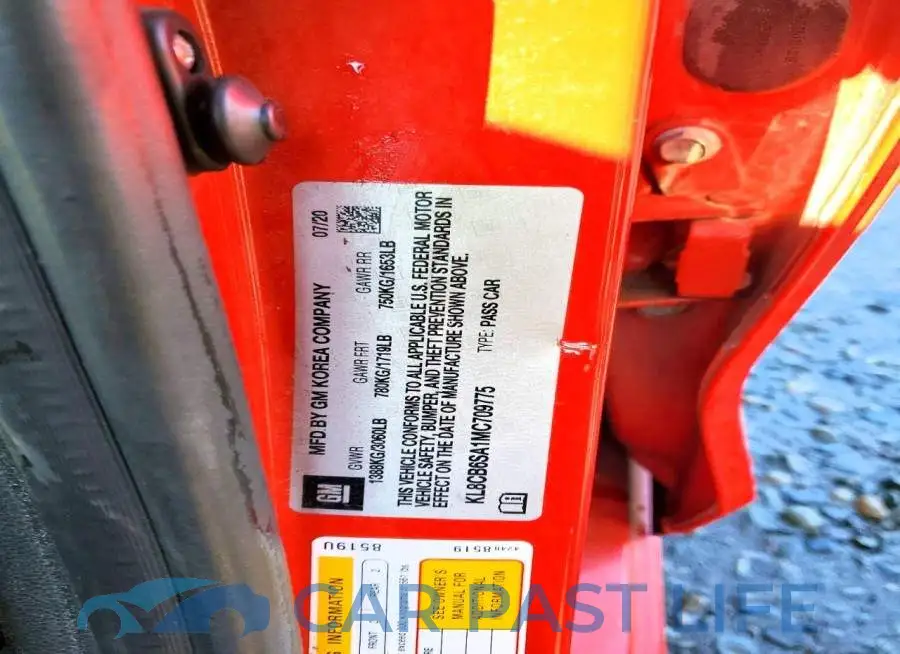 KL8CB6SA1MC709775# 12