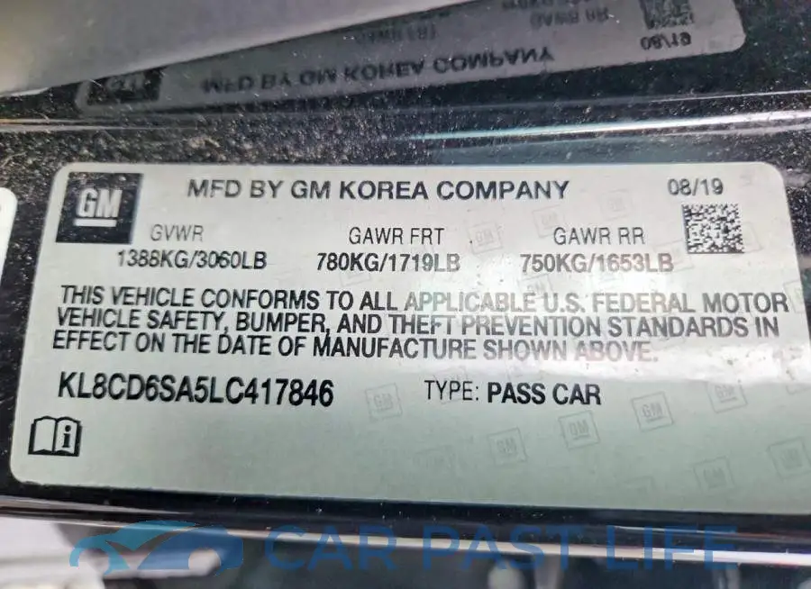 KL8CD6SA5LC417846# 13