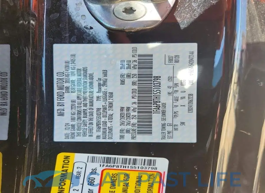 1FA6P8TH1S5103798# 12