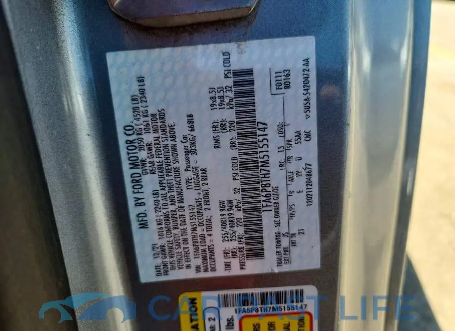 1FA6P8TH7M5155147# 12