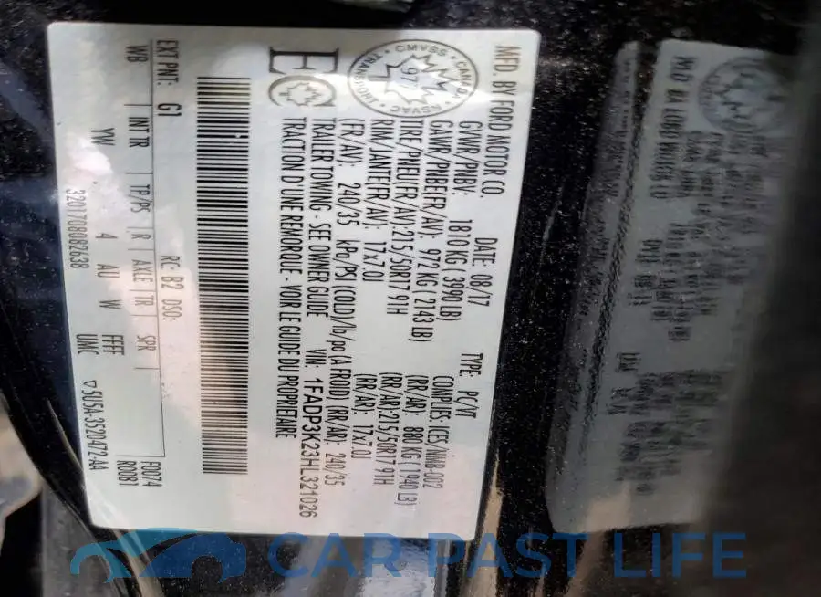 1FADP3K23HL321026# 12