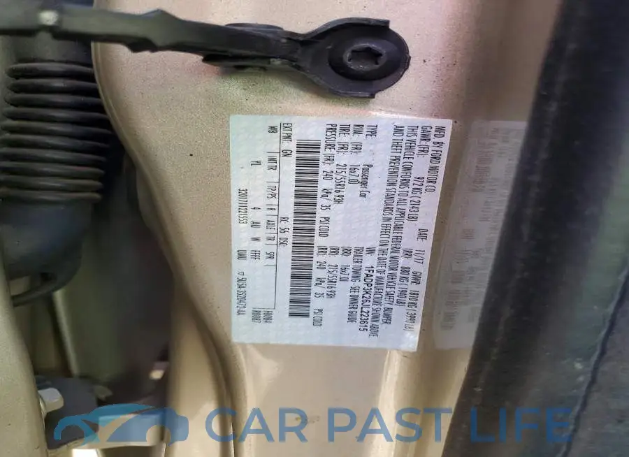 1FADP3K26JL223615# 12