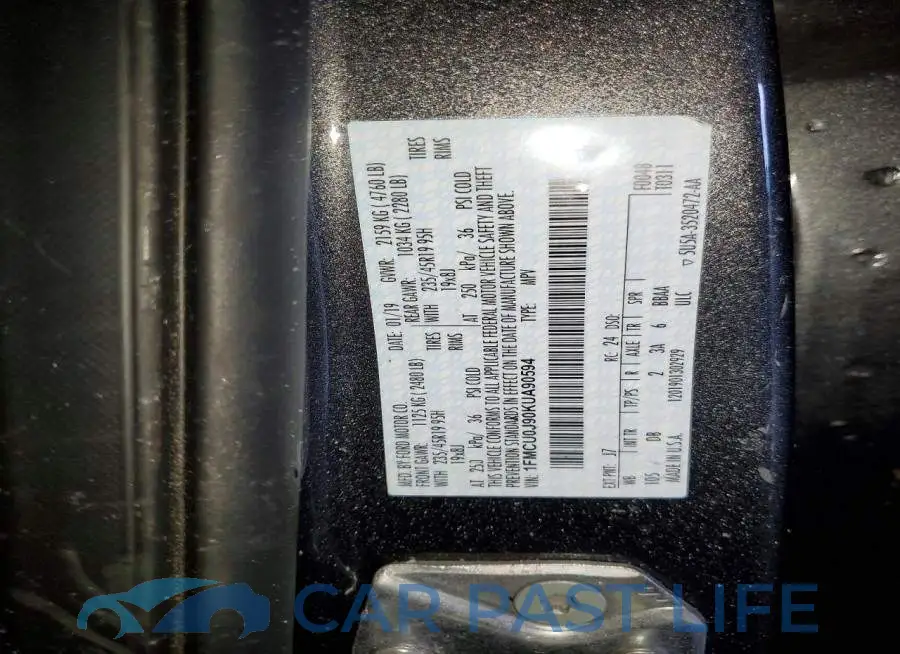 1FMCU0J90KUA90594# 13