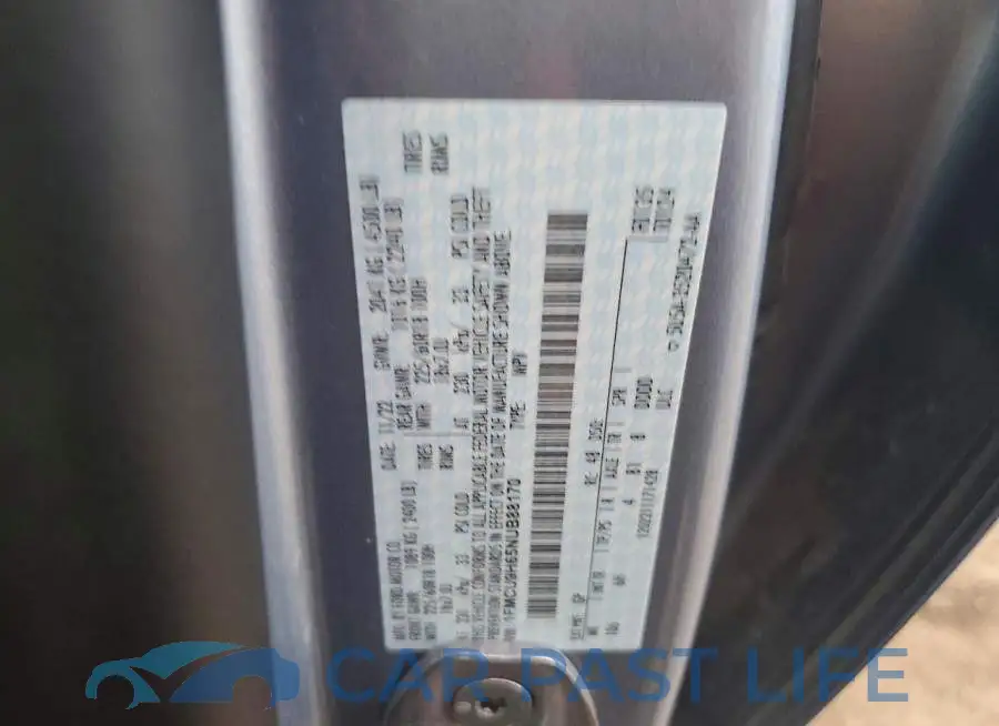 1FMCU9H65NUB88170# 12