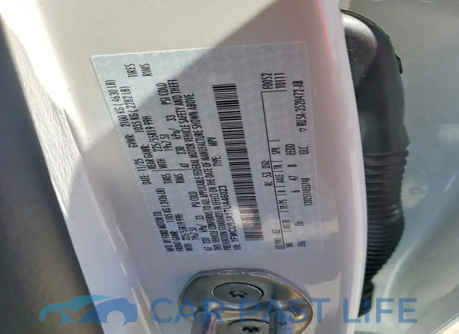 1FMCU9JA1TUA46023# 13