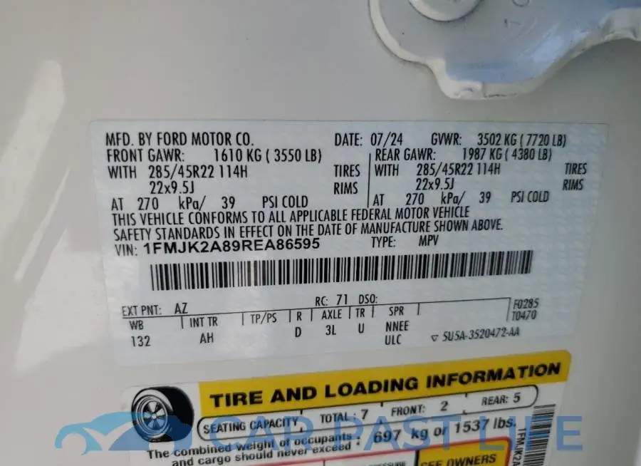 1FMJK2A89REA86595# 13