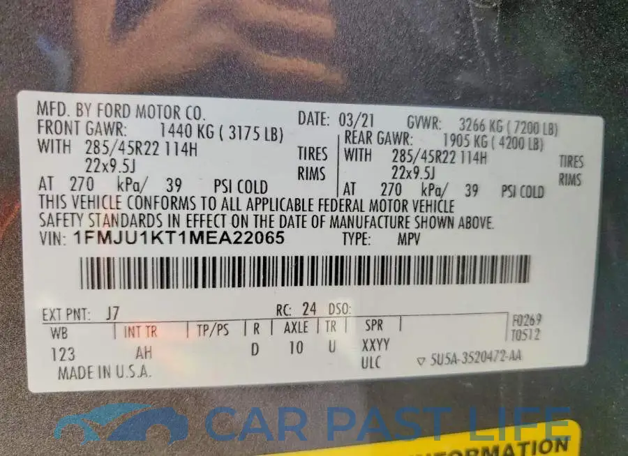 1FMJU1KT1MEA22065# 13