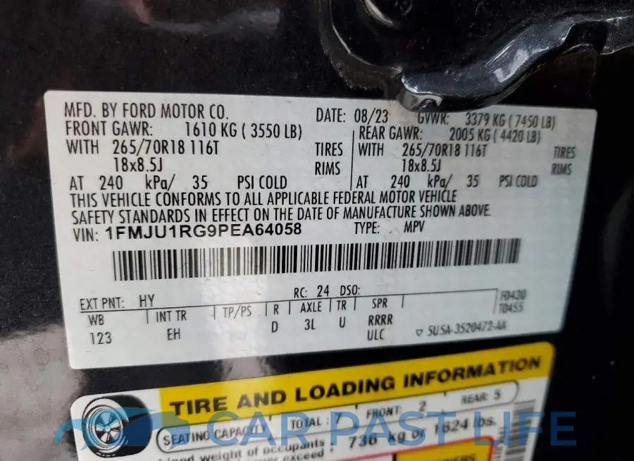 1FMJU1RG9PEA64058# 13
