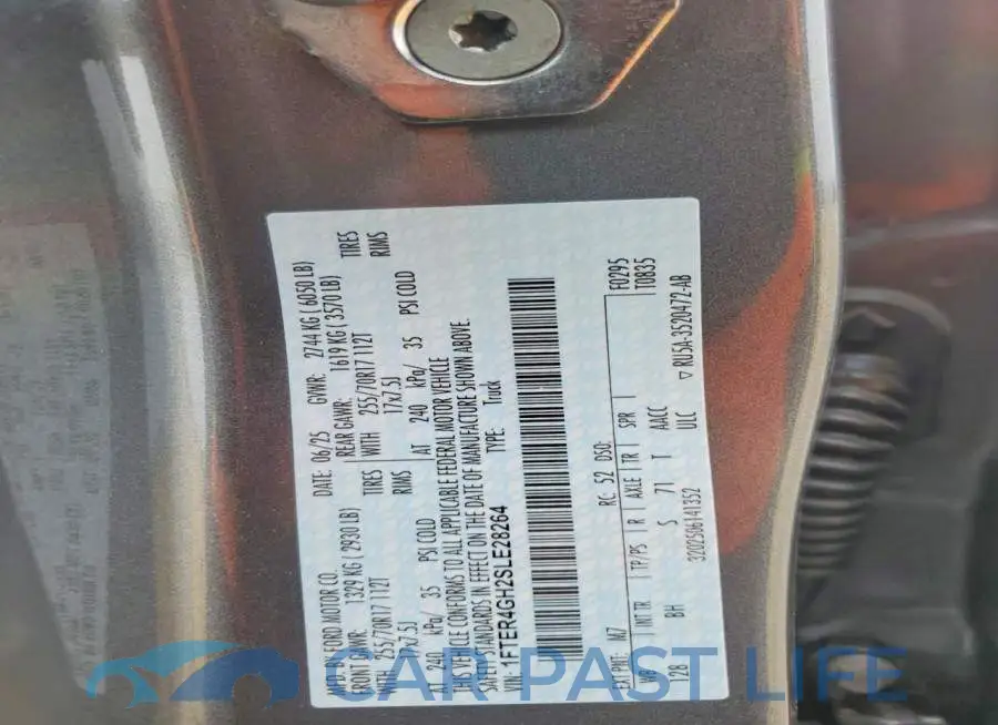 1FTER4GH2SLE28264# 12