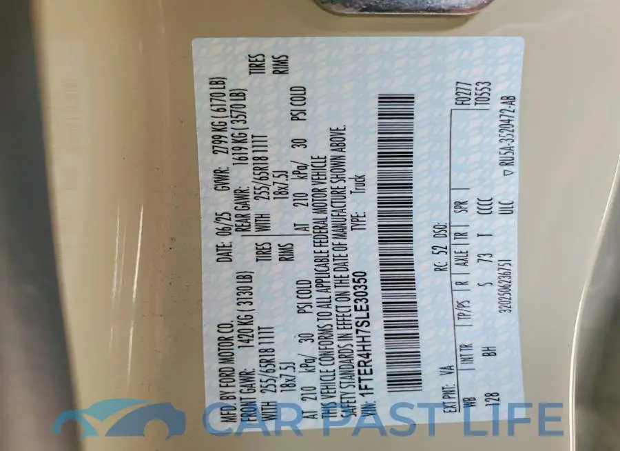 1FTER4HH7SLE30350# 13