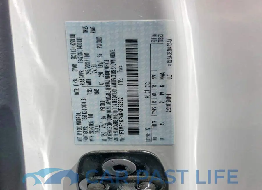 1FTMF1KP4RKF52392# 12