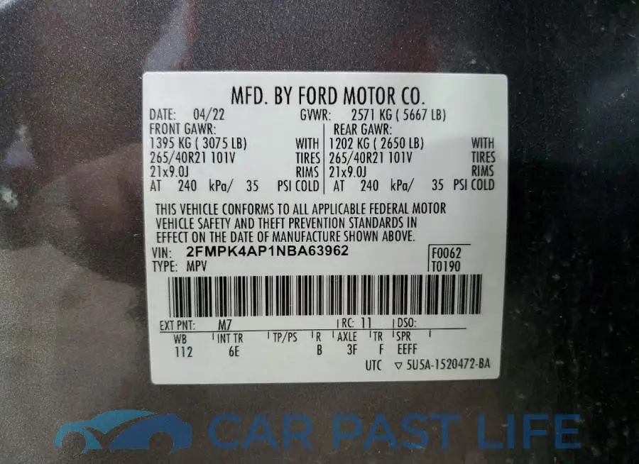 2FMPK4AP1NBA63962# 13