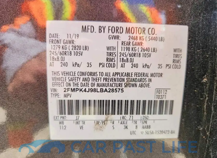 2FMPK4J98LBA28575# 13