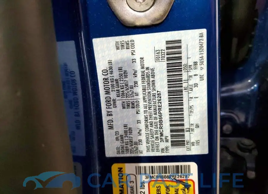 3FMCR9B66PRE26287# 14