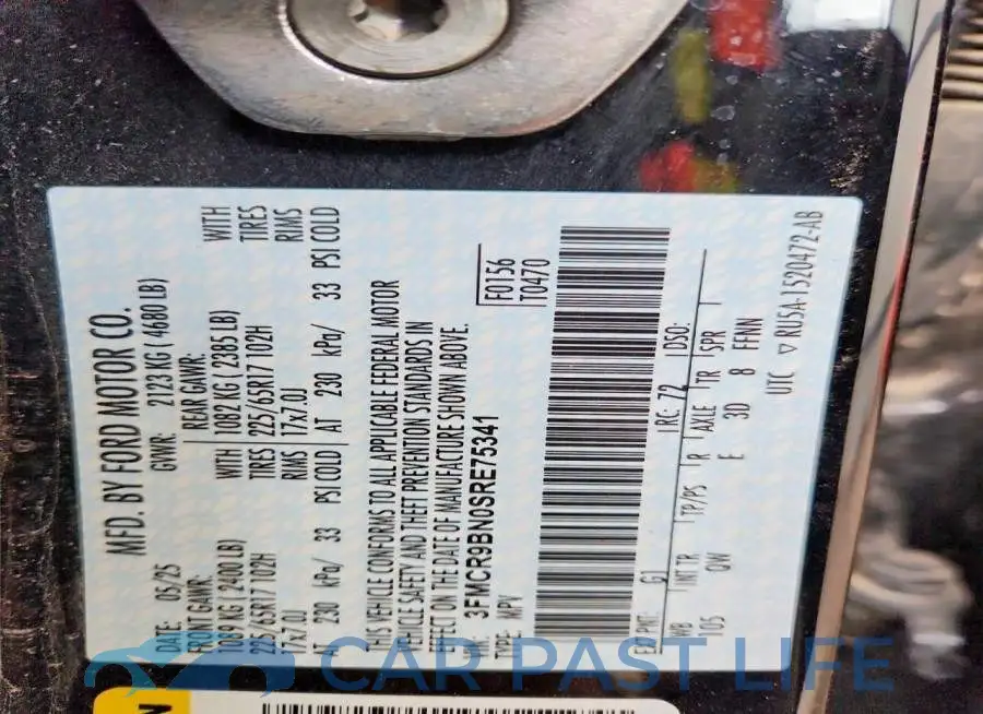 3FMCR9BN0SRE75341# 13