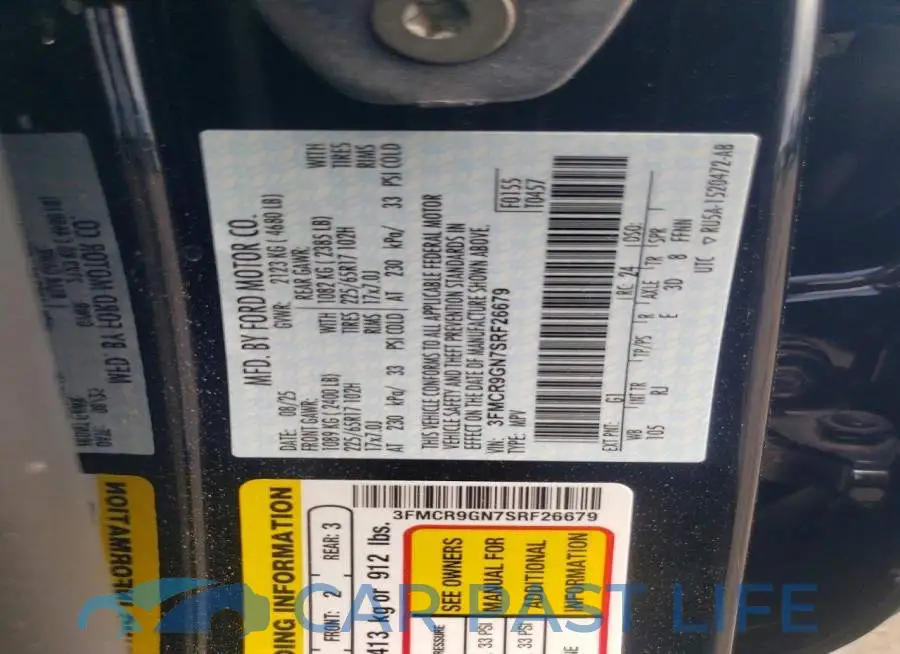 3FMCR9GN7SRF26679# 13