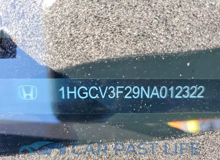 1HGCV3F29NA012322# 12