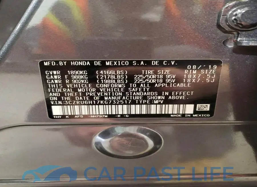3CZRU6H17KG732517# 14