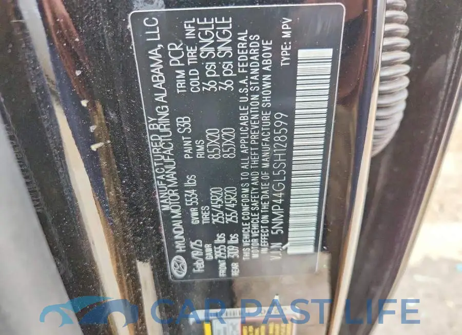 5NMP44GL5SH128599# 13