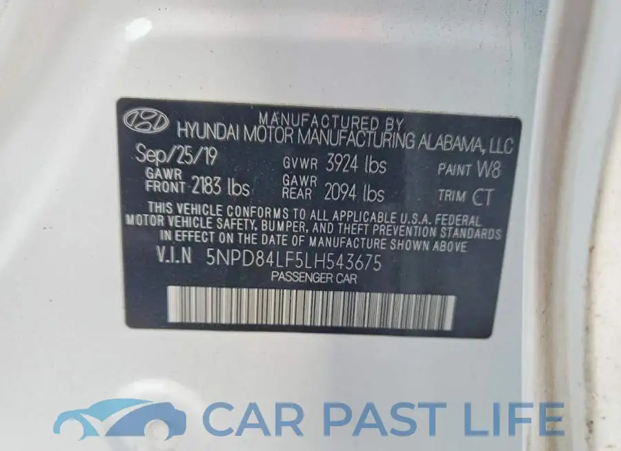 5NPD84LF5LH543675# 13