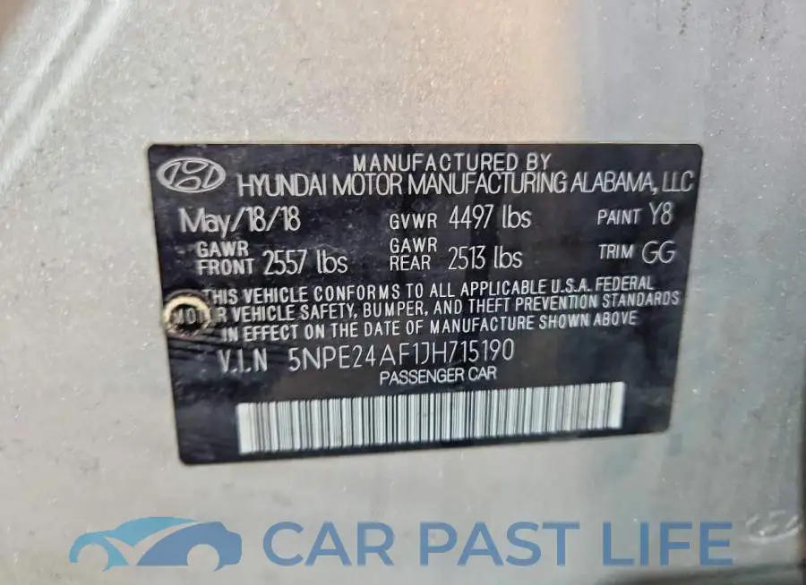 5NPE24AF1JH715190# 12