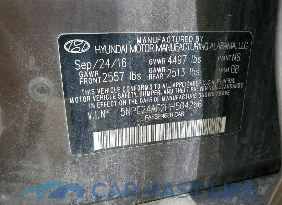 5NPE24AF2HH504266# 12