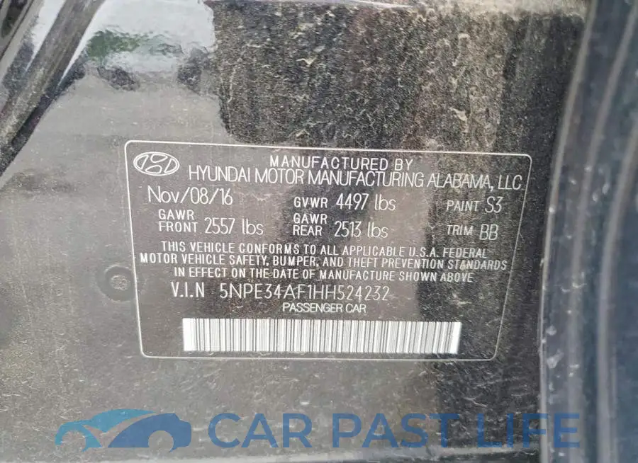 5NPE34AF1HH524232# 12