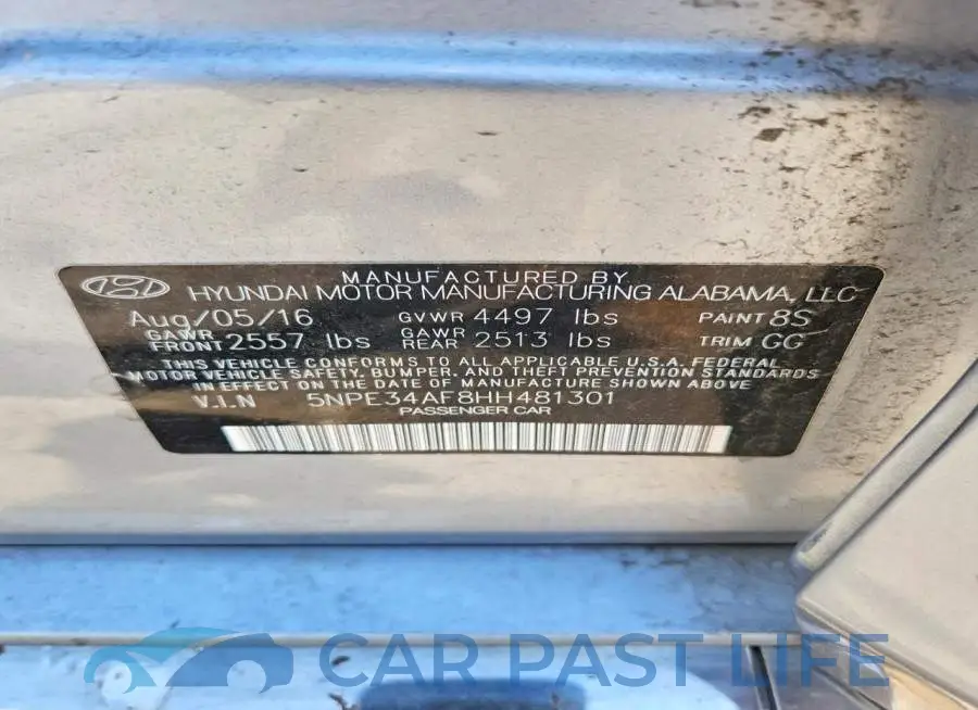 5NPE34AF8HH481301# 12
