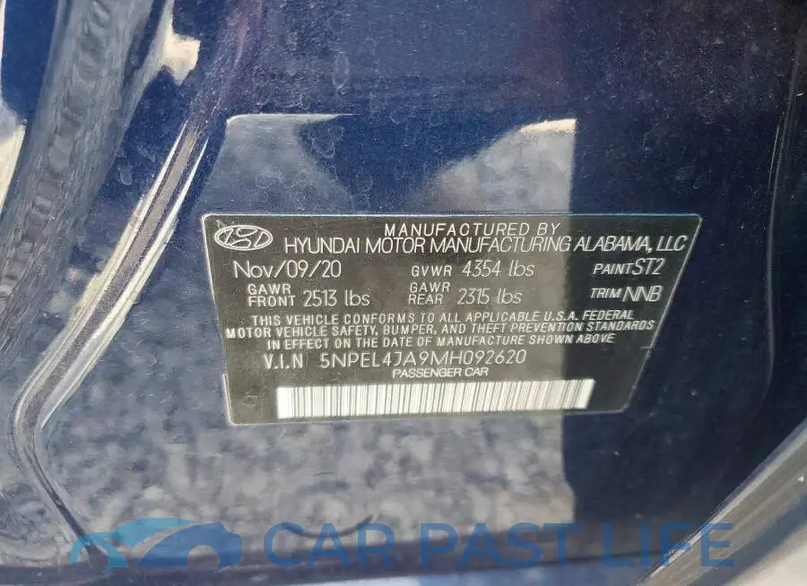5NPEL4JA9MH092620# 13