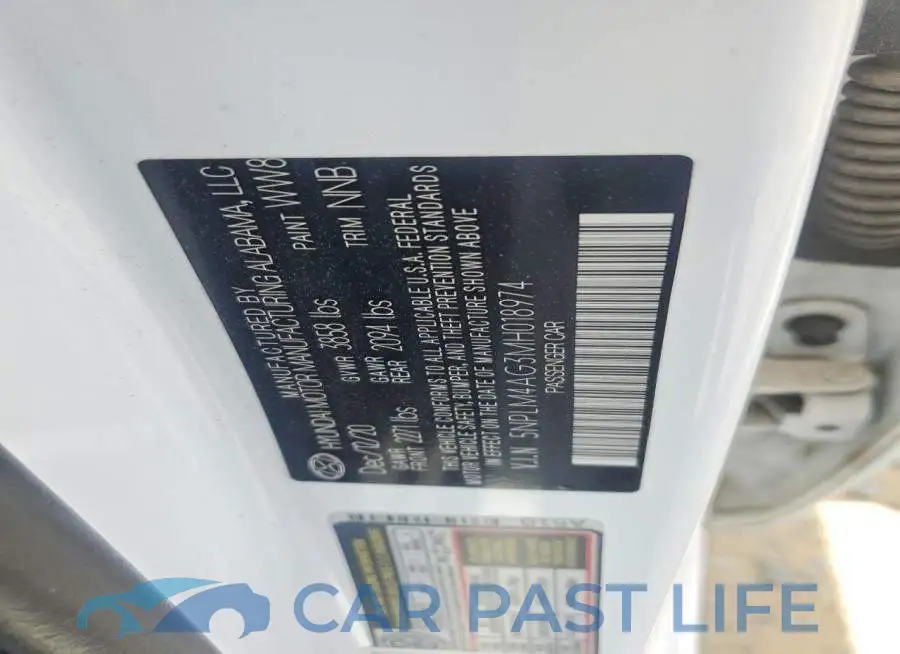 5NPLM4AG3MH018974# 12