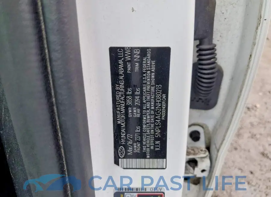 5NPLS4AG2NH080213# 12