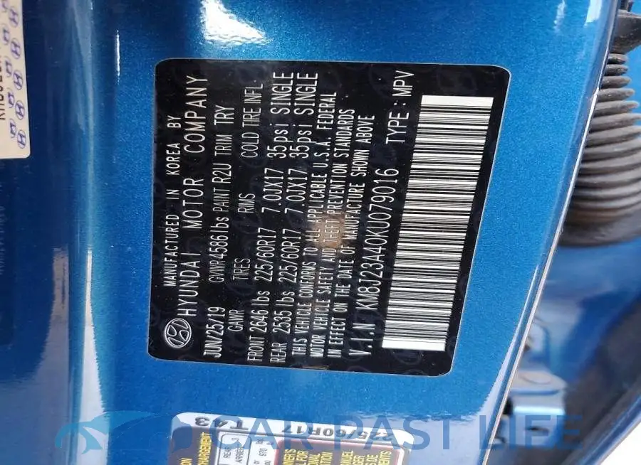 KM8J23A40KU079016# 12