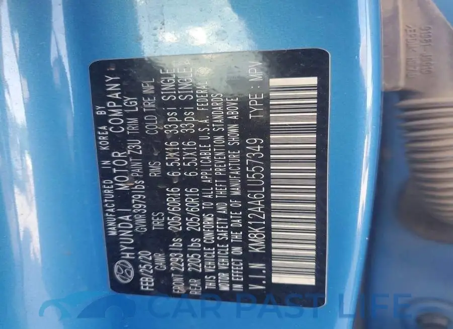 KM8K12AA6LU557349# 13