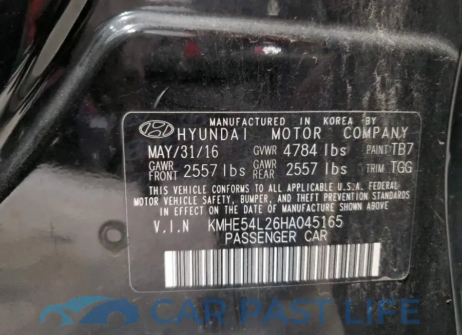 KMHE54L26HA045165# 13