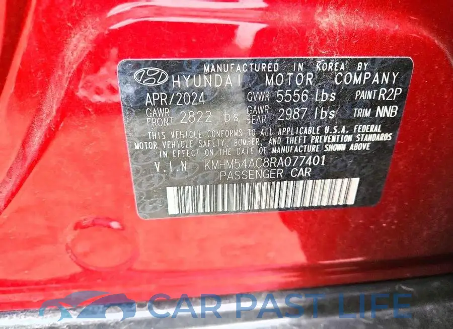 KMHM54AC8RA077401# 12