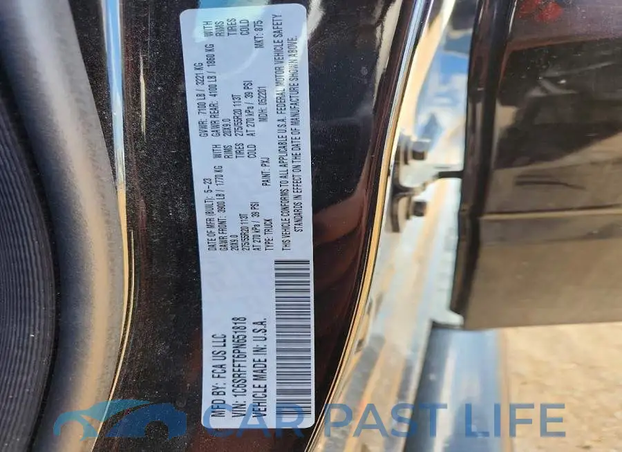 1C6SRFFT6PN651818# 13