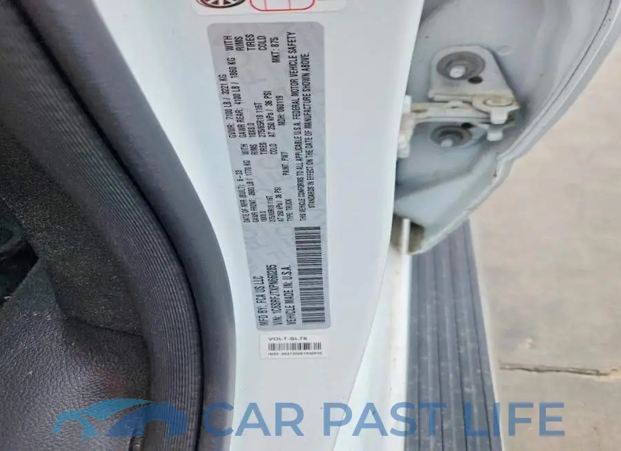 1C6SRFJTXPN660285# 12