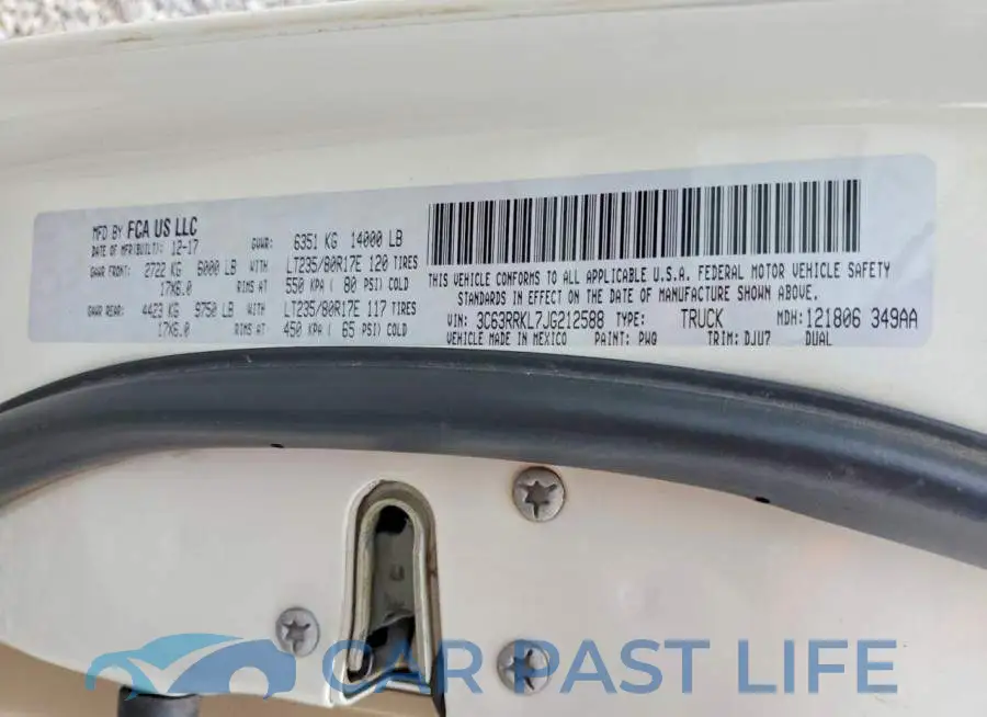 3C63RRKL7JG212588# 12