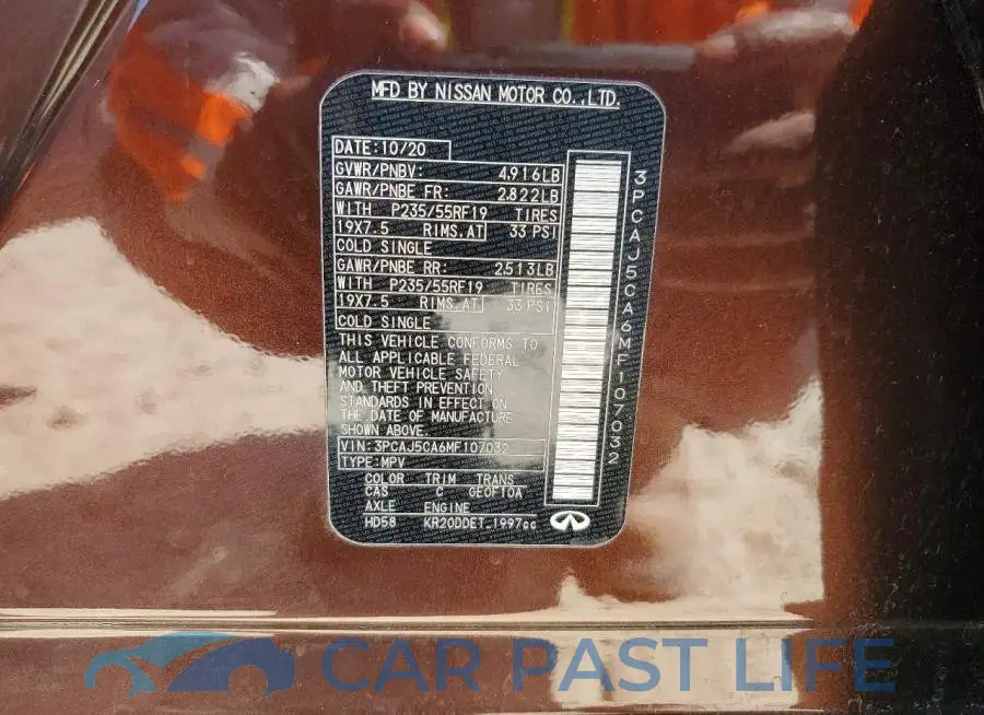 3PCAJ5CA6MF107032# 12
