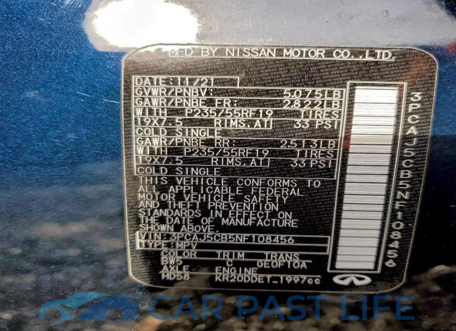 3PCAJ5CB5NF108456# 14