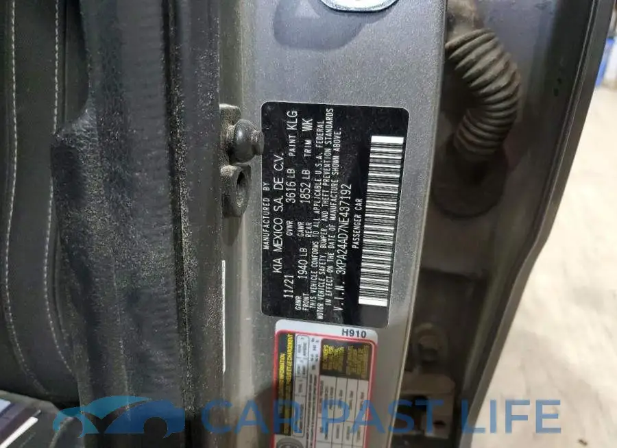 3KPA24AD7NE437192# 12