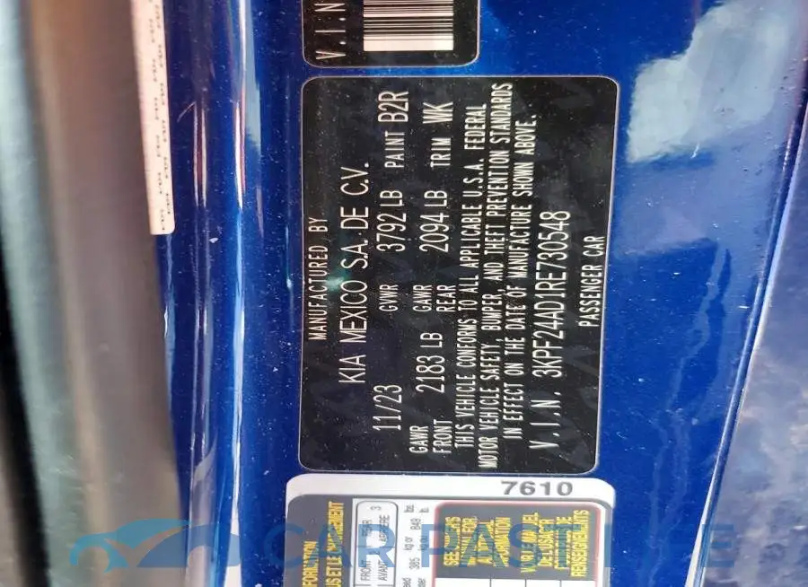 3KPF24AD1RE730548# 12