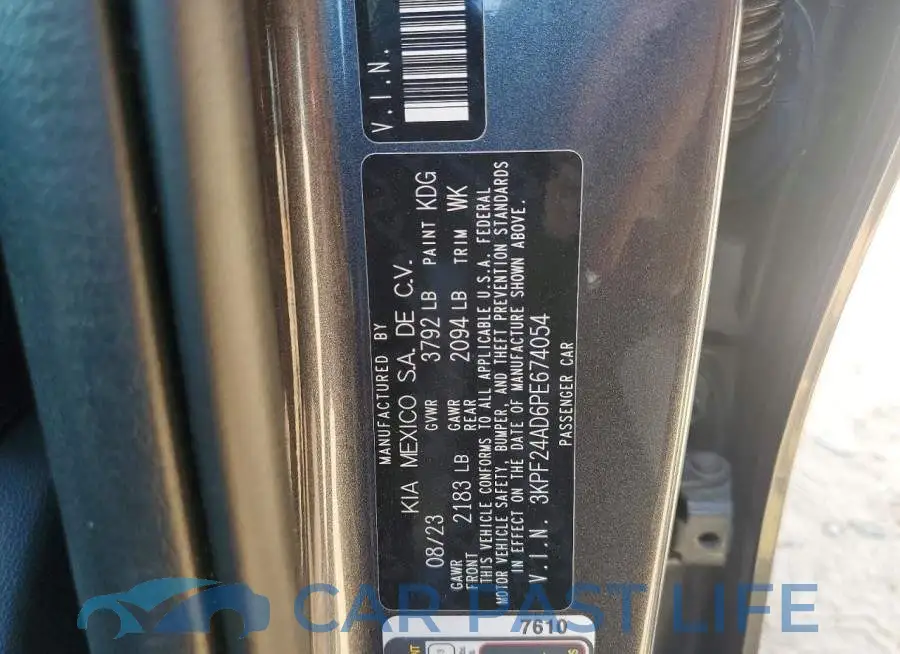 3KPF24AD6PE674054# 12