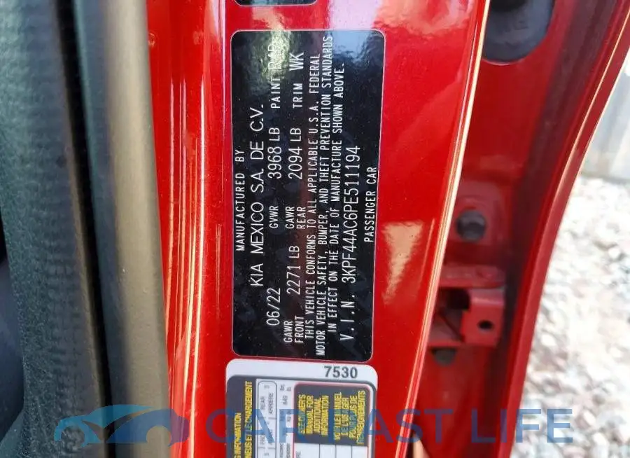 3KPF44AC6PE511194# 12