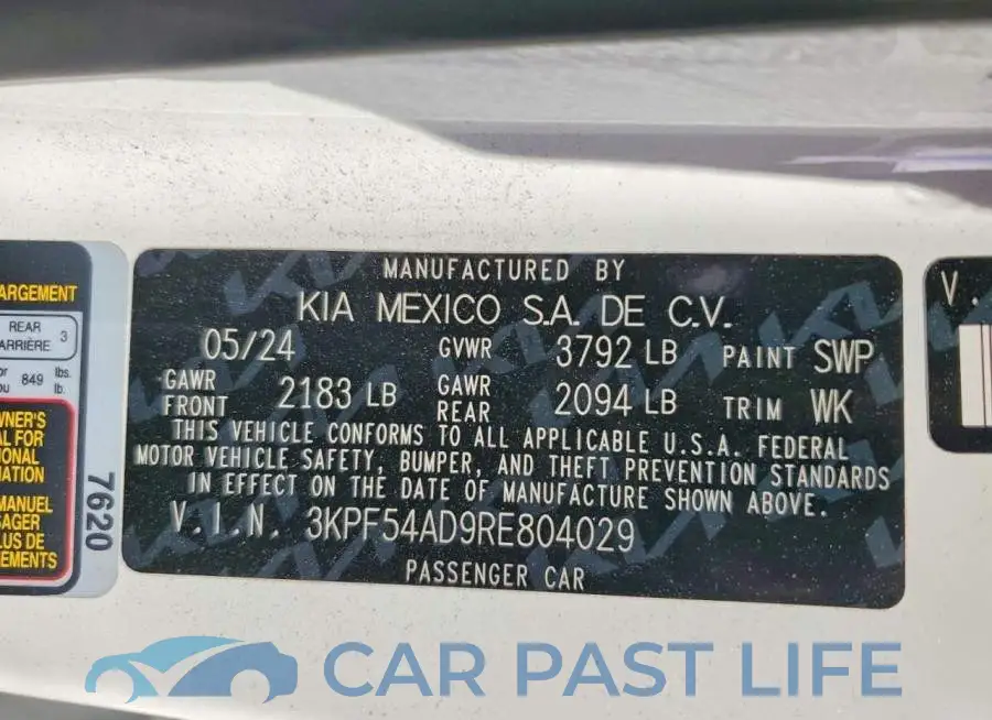 3KPF54AD9RE804029# 13