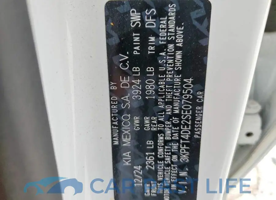 3KPFT4DE2SE079504# 12