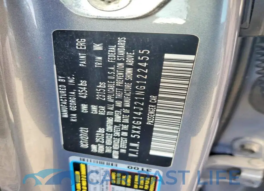 5XXG14J21NG122455# 12